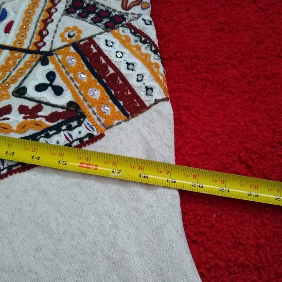 Zara knit embroidered strappy tank top camisole NWOT - Picture 7 of 8